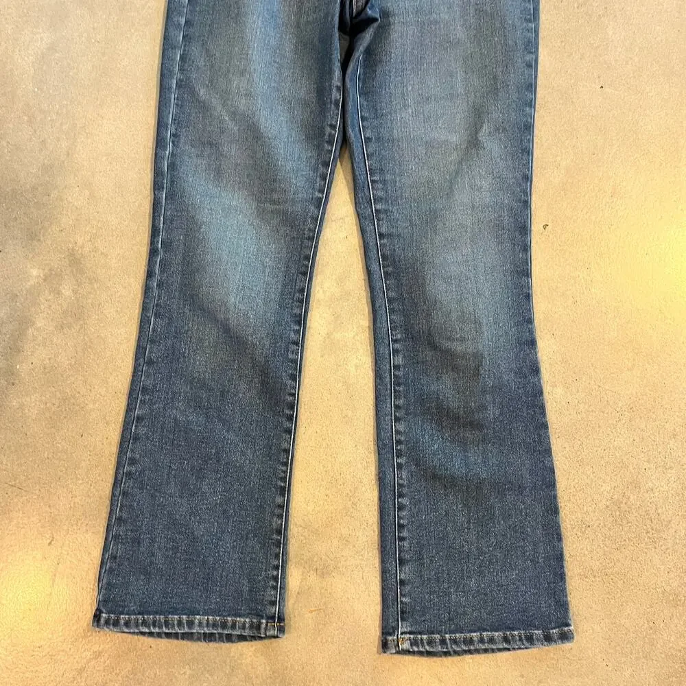 EVERLANE Stretch slim boot cut denim jeans womens size 25 pants western casual